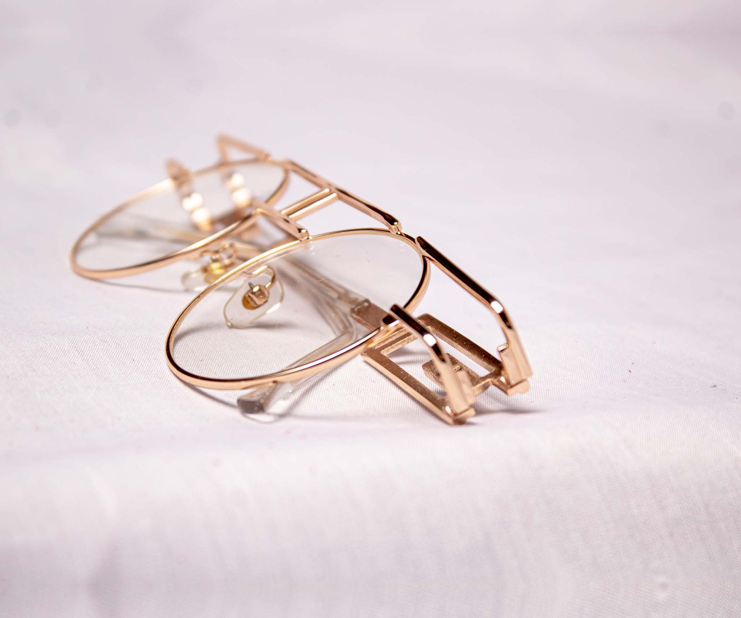 Designer Clear Gold Frames