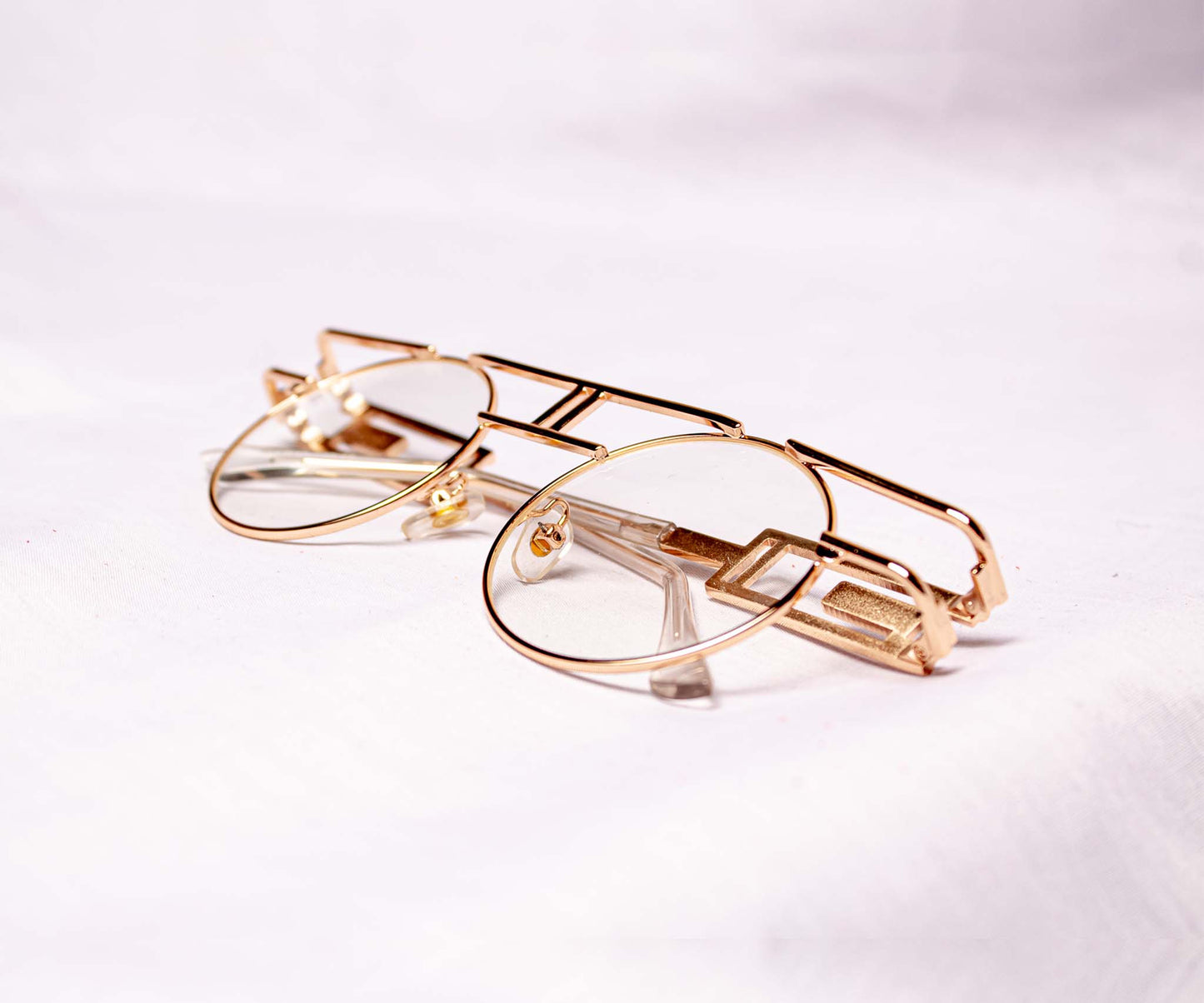 Designer Clear Gold Frames