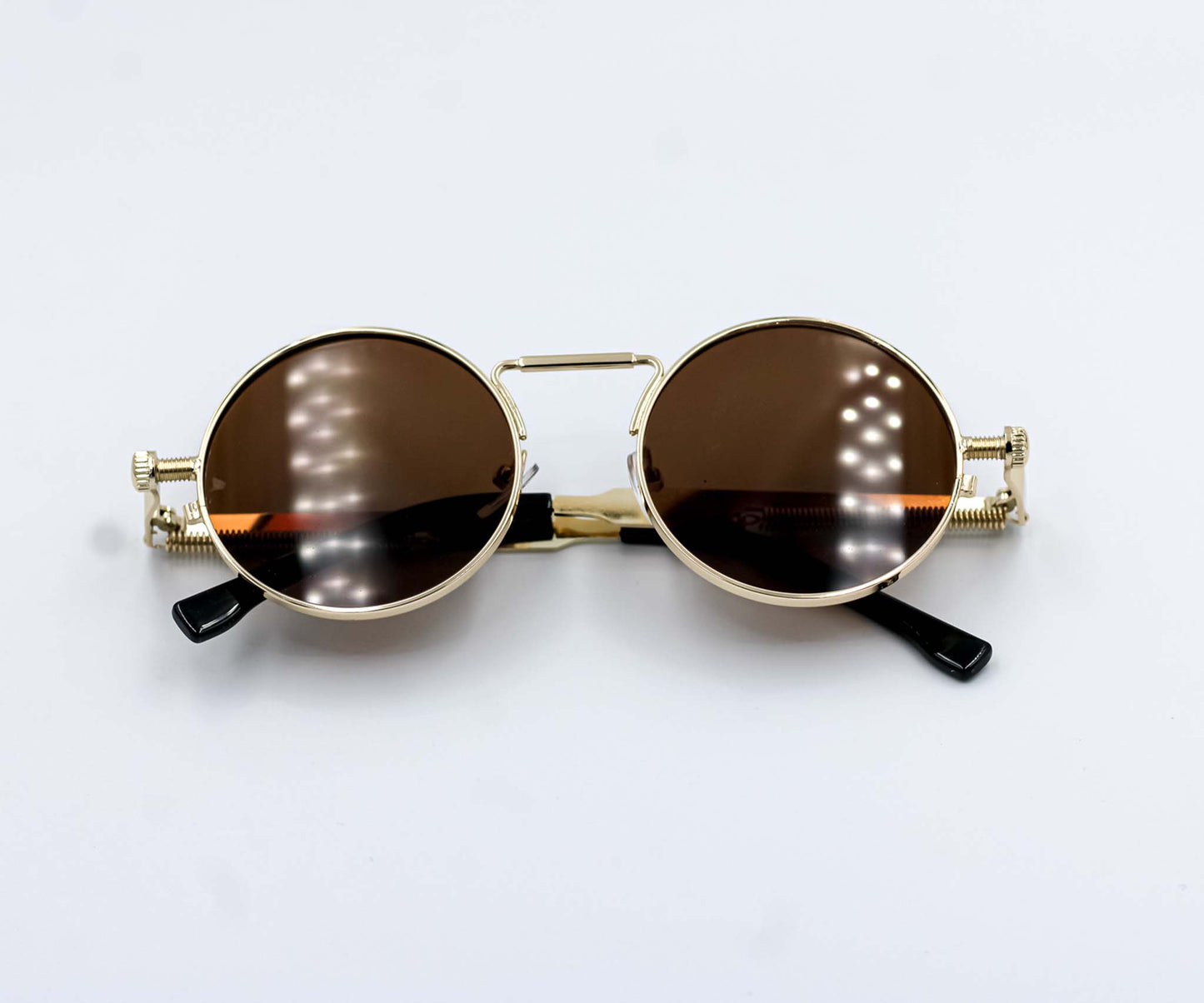 Gold & Brown, Round Frame