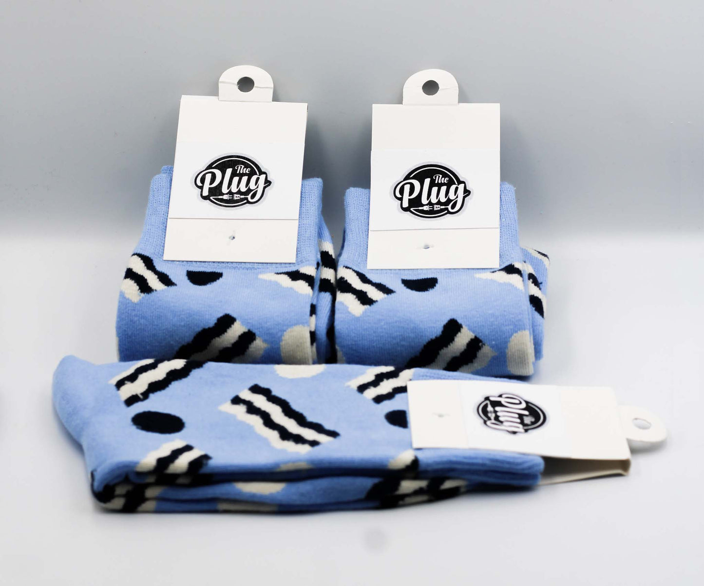 Unisex Happy Socks (Light blue)