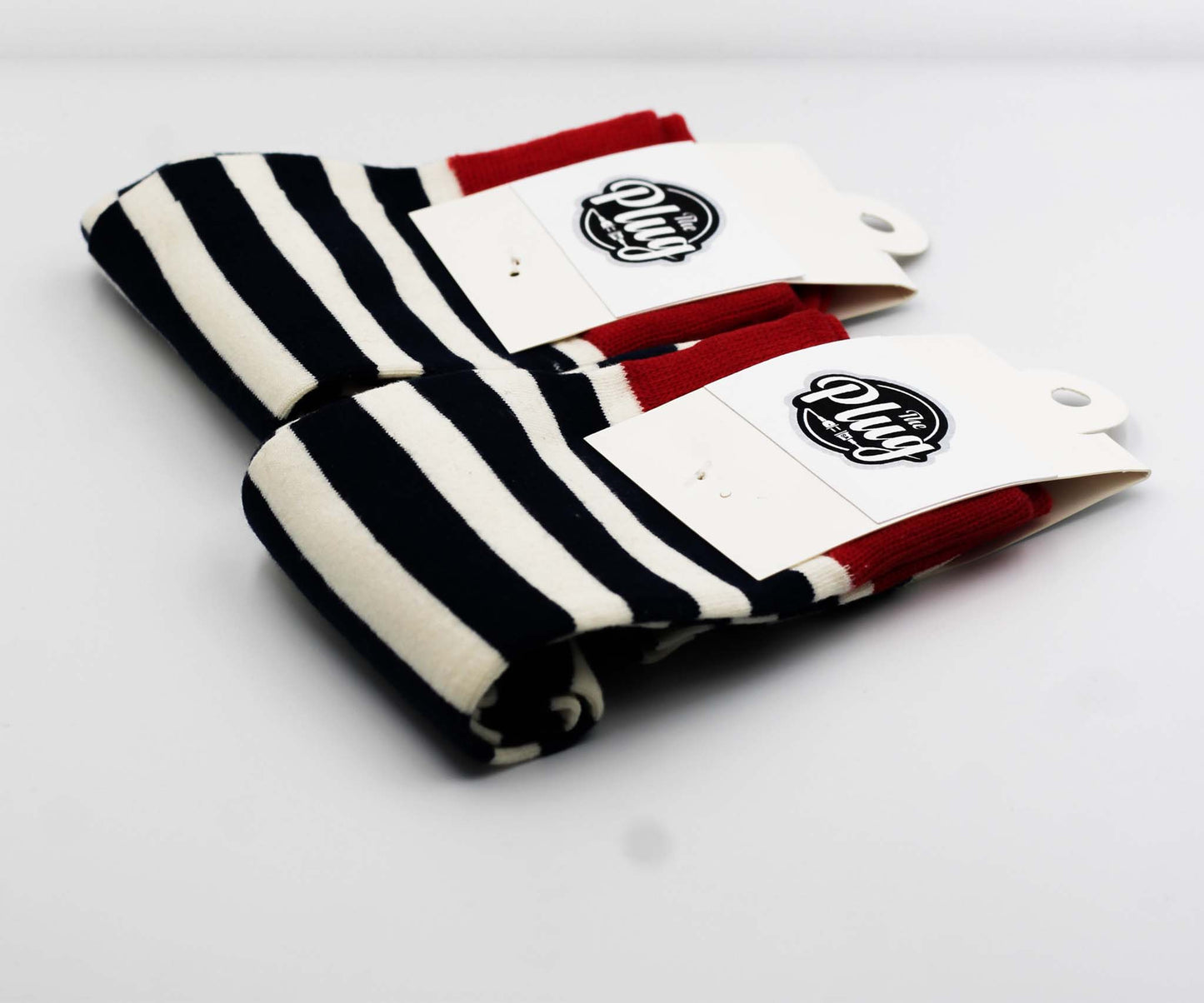 Unisex Happy Socks (Stripped Red & Navy)