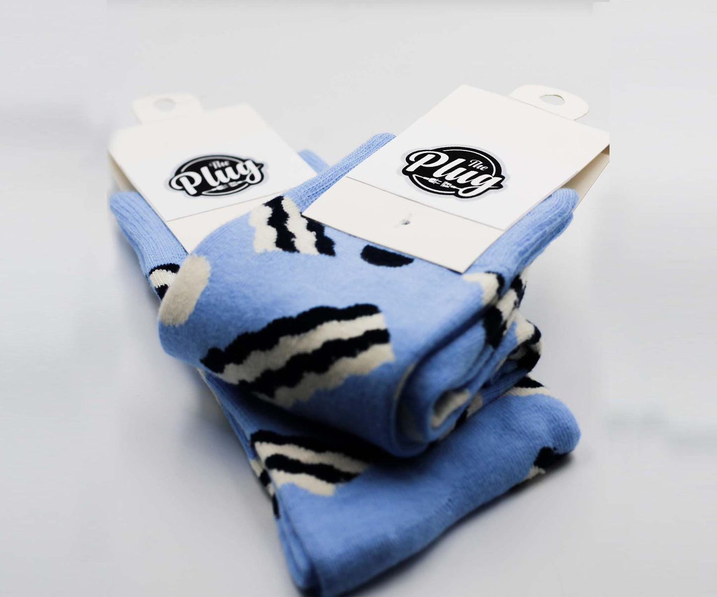 Unisex Happy Socks (Light blue)