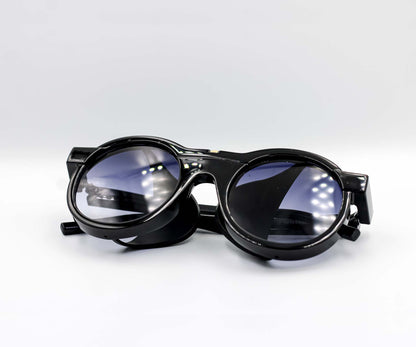 Black Blinders (Round Frames)