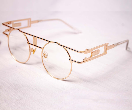 Designer Clear Gold Frames