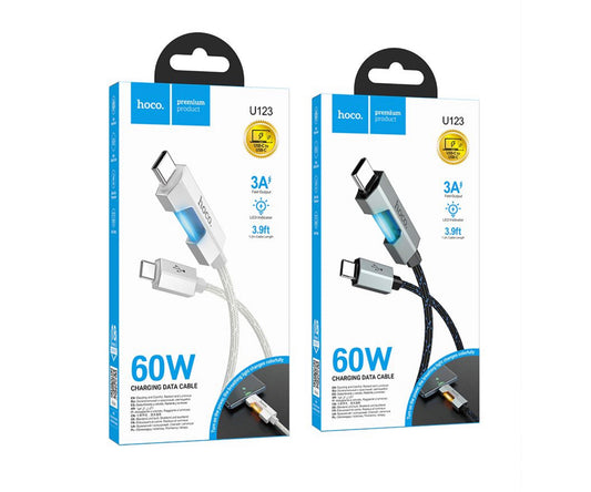 HOCO 60W Fast Charging Type C to Type C Charging Cable