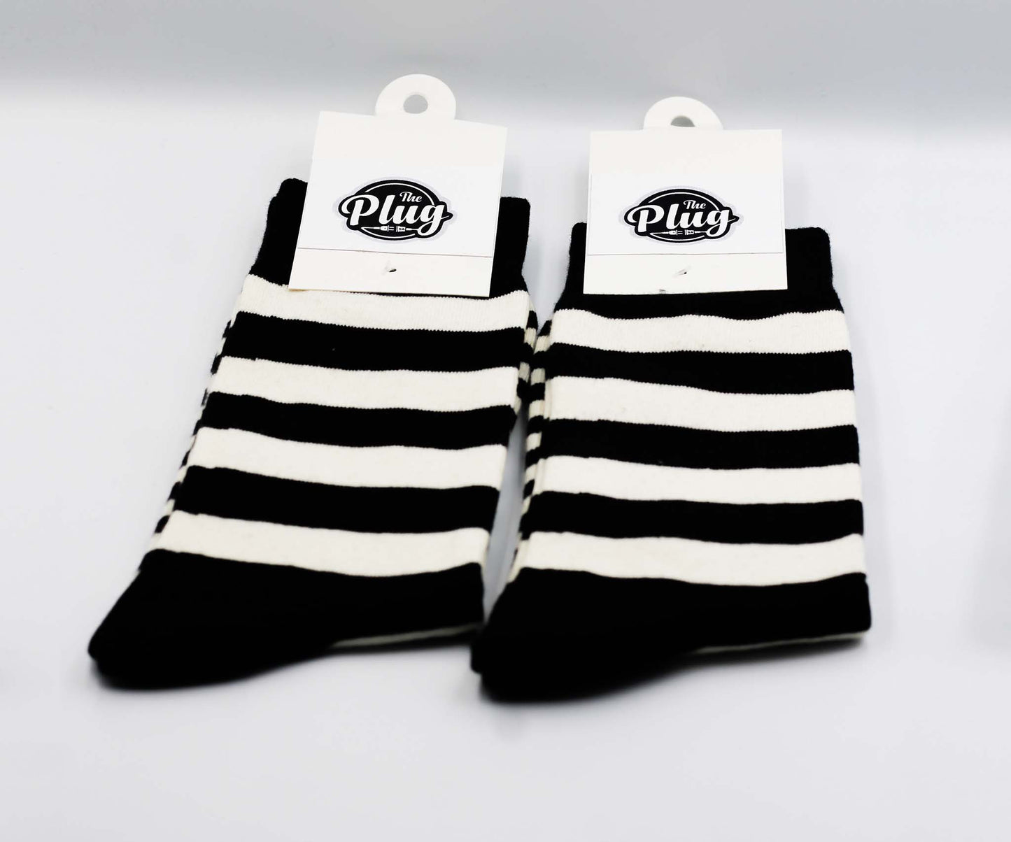 Unisex Happy Socks (Stripped Black & White)