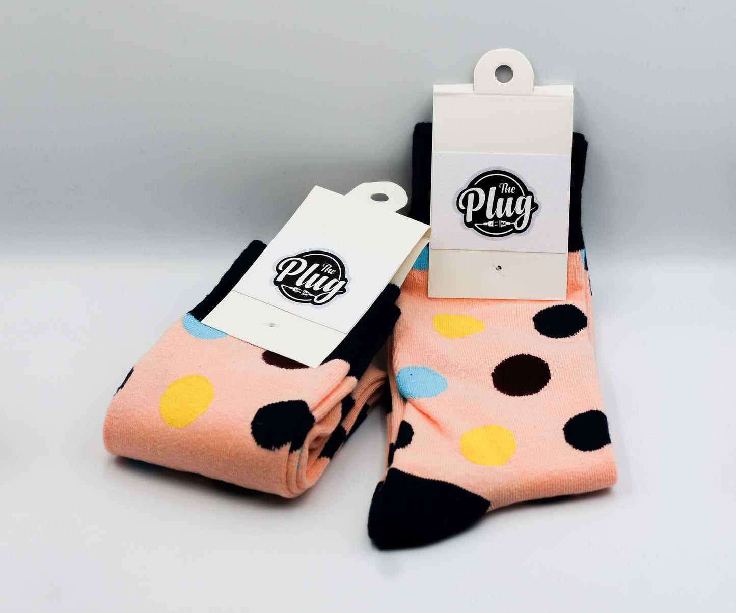 Unisex Happy Socks (Dotted Pink)