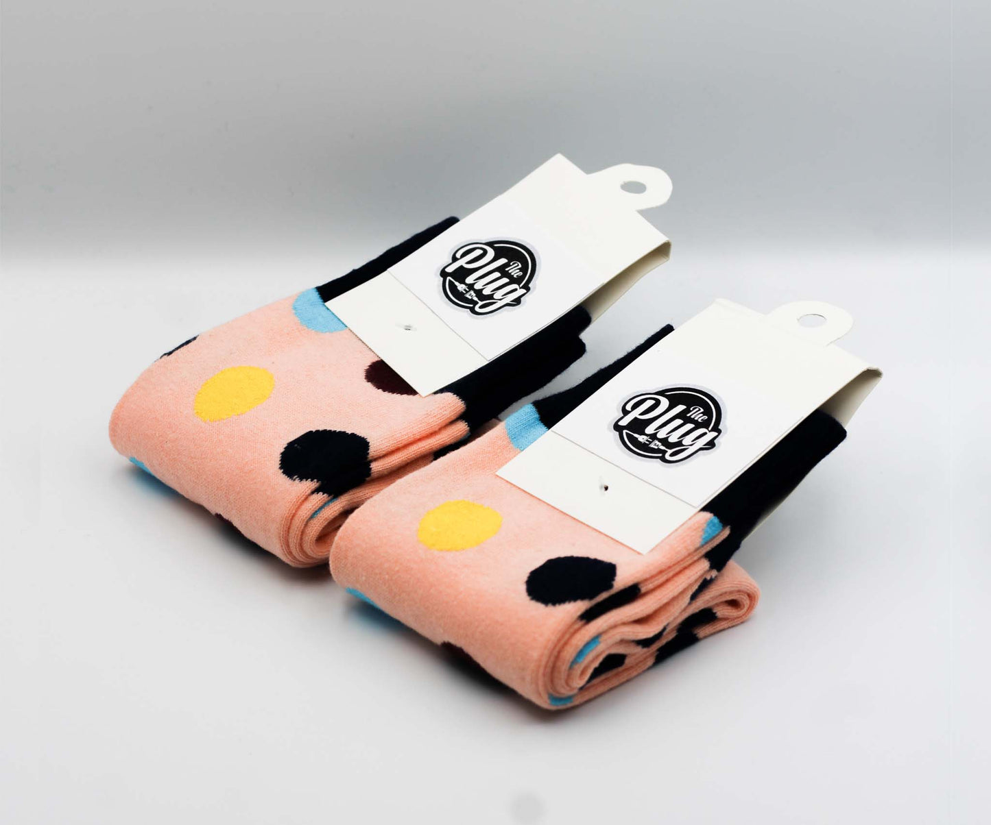 Unisex Happy Socks (Dotted Pink)