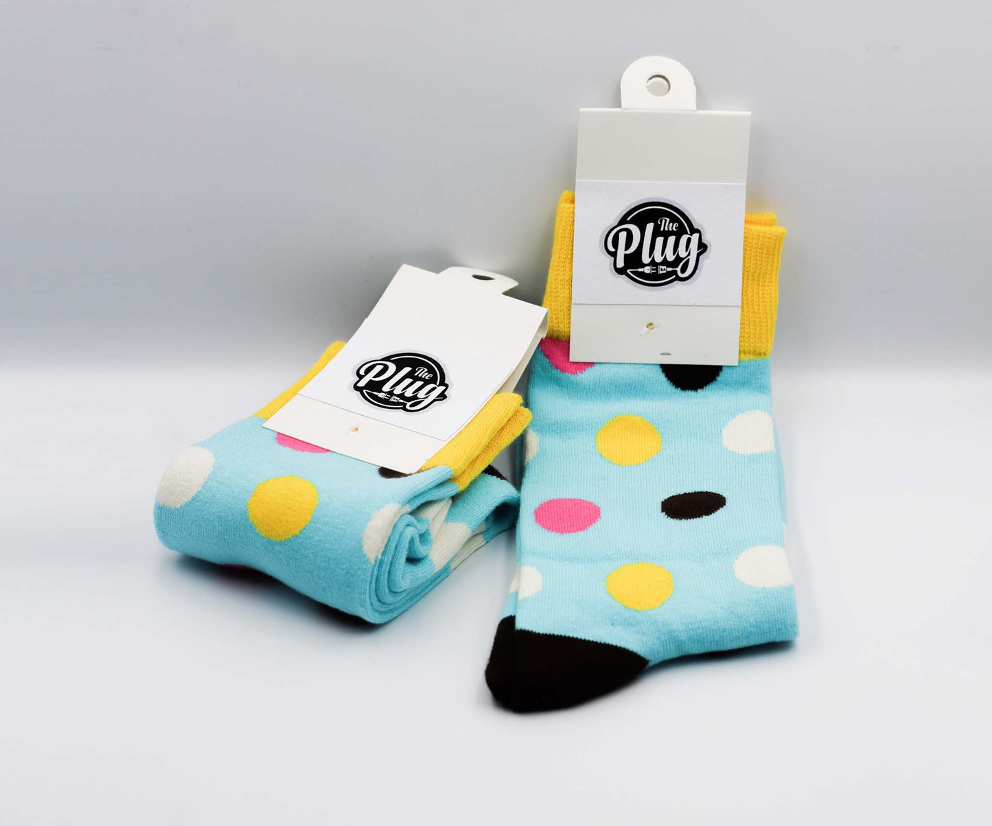 Unisex Happy Socks (Dotted Light Blue)