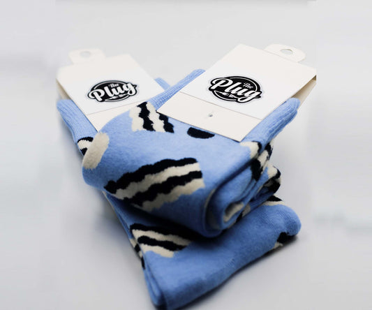 Unisex Happy Socks (Light blue)
