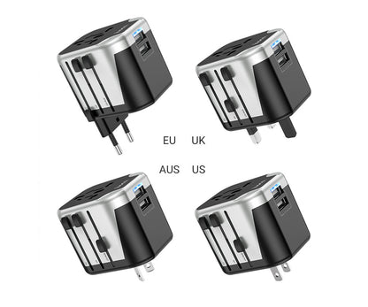 HOCO 12W Travel Companion Universal Conversion AC5 Charger (UK/EU/US/AUS)