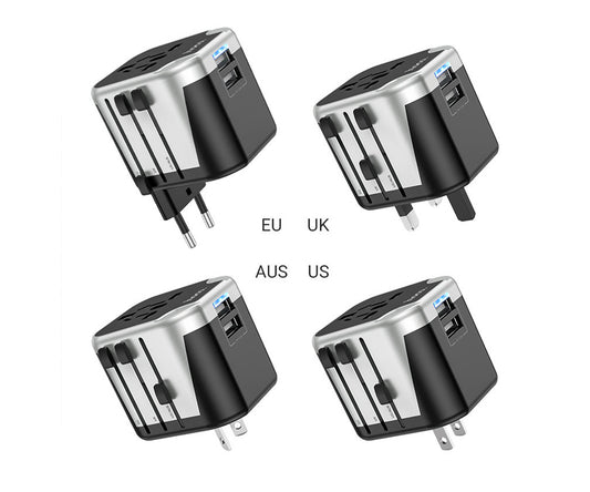 HOCO 12W Travel Companion Universal Conversion AC5 Charger (UK/EU/US/AUS)